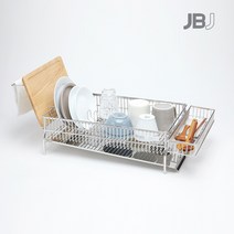 (주)제이비제이 JBJ 프라임 1단 가로형 식기건조대 풀세트, 그레이, 99999개