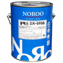 노루페인트 DX-5958 광택스 내부용 수성페인트 4L 반광, 그레이3