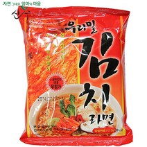 [새롬식품] 우리밀 김치라면 (113g), 1개