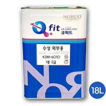 노루페인트 KSM 6010 1종 2급 외부용 수성페인트 18L 무광, 그레이1