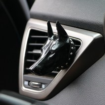 아비람 차량용 석고 방향제 자동차 명품 강아지 도베르만