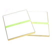 아주문구 두방지 서예작품 켈리그라피종강작품 배접지, F2 W200/H150mm 10개