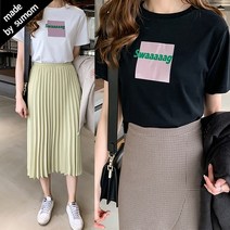 수맘 A01 스웨그 반팔 티셔츠