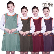 레뷰가운 JAE102 미용실앞치마 애견 헤어샵 뷰티샬롱 미용학원 화원 서빙복 앞치마, JAE102 보라