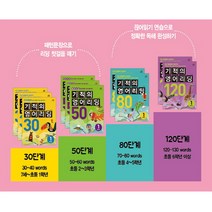 길벗스쿨 기적의 영어리딩 30 50 80 120 Book 1 2 3 권 7세~초등 6학년, 길벗 기적의 영어리딩:80 Book (2) (초등 4~5학년), 초등4학년