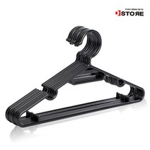 디스토어 솔리드 옷걸이 100개 +사은품증정, 블랙+(넥타이+벨트걸이 각1개)