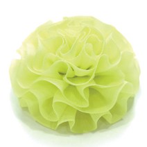 미누아띠 [DIY]KA20 리본 카네이션 꽃, 메쉬오간디 옐로 꽃, 1개