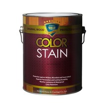 노루페인트 곰팡이방지 목재용 칼라스테인 커버업 무광 3.5L, 월넛