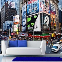 프렌체 맞춤제작 30가지 도시디자인 UV프린팅 포인트벽지, 디자인19