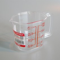 일본 나카야 일본수입 NAKAYA 200ml 계량컵 계량스푼 제과제빵, 투명