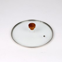 쿡앤쿡 강화 유리뚜껑, 1개, 지름 26cm