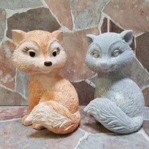 수제몰드 여우(3D)
