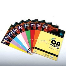 상우 A4 칼라OA용지 칼라복사지 80g S시리즈, 25매입, S24 로즈색