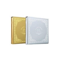 양장 금은볼트 접착 앨범 30매, 실버