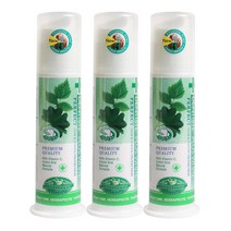 덴티스테 플러스화이트 펌프형 치약, 120g, 3개