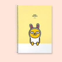 카카오프렌즈 스프링 연습장 무서 무선노트, 무지, 1권