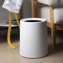 리빙디자이어9 모던 감성 인테리어 휴지통 쓰레기통, 화이트(12L), 1개