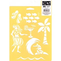 DELTA TROPICAL VACATION 스텐실도안, 1개