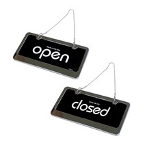 오픈클로즈 OPEN&CLOSED 블랙 310X160, 1개