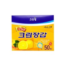 크린랩 프리미엄 크린장갑 위생장갑 비닐장갑 50매, 1개