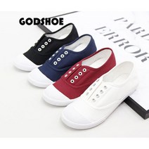갓슈 GODSHOE 애니 1705 캔버스화 면운동화 슬립온