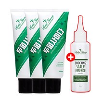 [라벨영] 쇼킹두피탄산팩 3개+쇼킹두피에센스, 쇼킹두피탄산팩 3개+쇼킹두피에센스1개 증정