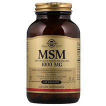 솔가 MSM 1000mg 타블렛 비건, 120개입, 1개