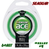 [아프로스포츠] 가성비좋은 고급낚시줄!! 믿으니깐!! 시가 SEAGUAR 에이스 카본낚시줄 카본라인 고급낚시줄, 1.7호
