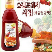 한과나라 토스트소스-매콤달콤480g, 1g, 1팩