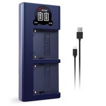 소니 NP-FM500H LCD 듀얼 충전기 A200 A300 A350