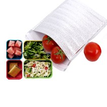 민스리빙 일회용 접착 은박 보냉백 10매, 은박보냉팩(15X25) 10매