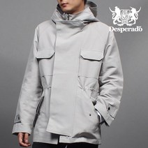 데스페라도 BACK LINE 포인트 후드 집업 점퍼 NA-181105-2[그레이]