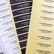 [캔들이케아] 향수 스티커-la parfumerie(블랙 화이트 투명) 퍼퓸스티커, 1장
