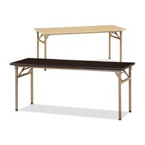 와이디 다용도 접이식 테이블 1800, 1800x600_월넛(YW502-3-WN)