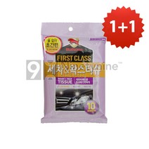 1+1 불스원 세차왁스티슈 티슈 다용도크리너 천연가죽 김서림방지 유막제거 발수코팅 크리스탈 레자왁스 유리세정 레인OK, 2개