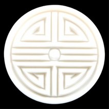 떡도장 (떡살 격자문양/소)