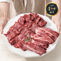 1++NO.9 등급 한우 갈비살 구이모듬 400g (냉장), 1개, 400g