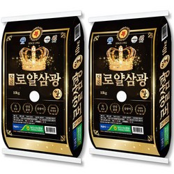 [서해대통][ 출고당일도정 ] 당진해나루 2025년산 햅쌀 당진로얄삼광쌀 삼광미, 2개, 특등급, 10kg