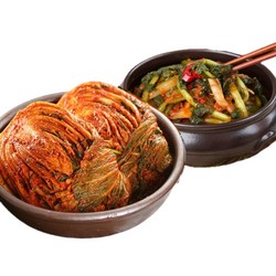 [제주 용암해수] 보쌈김치 3kg + 열무김치 3kg (국내산 100%)