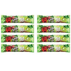 해태 탱크보이 키위 쭈쭈바 아이스크림 과일맛 쮸쮸바 옛날 아이스크림, 120ml, 35개