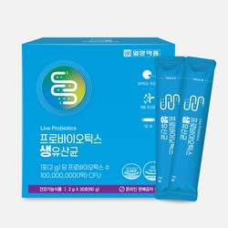 일양 프로바이오틱스 생유산균, 30개, 2g