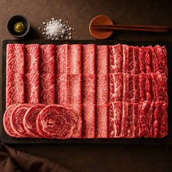 마장동 1++한우 모둠 세트 소고기 600g,800g, 800g, 1개