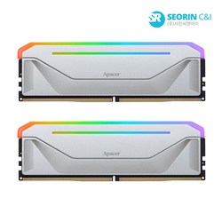 Apacer DDR5-6000 CL38 NOX RGB SILVER 패키지 (64GB(32Gx2))