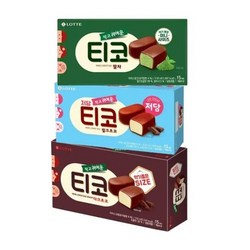 [슈팅냉동] 롯데웰푸드 티코 다크초코 510ml+말차 510ml+밀크초코 저당 510ml 각1개 (총3개)