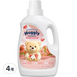 허글리 초고농축 섬유유연제 노벨라코튼, 4개, 3L