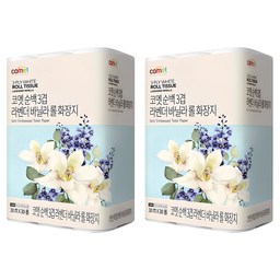 코멧 순백 3겹 라벤더 바닐라 롤화장지, 집에서 느끼는 향기로운 휴식