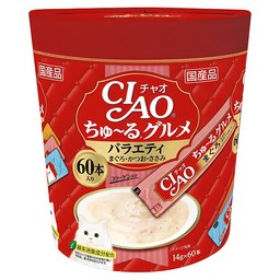 챠오츄르 고양이 구루메 버라이어티 간식 60p