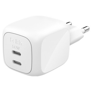 벨킨 Z Charger 50W USB C타입 듀얼 포트 GaN 초고속 충전기 WCH019krWH