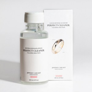 솔앤솔 올인원 금 은 퍼펙트 클리너 200ml + 핀셋 + 폴리싱천 세트