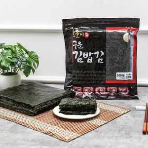 김밥김 두번 구운 오돌이 김밥용김 100매
